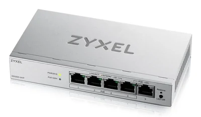 Przełącznik Zarządzany Zyxel GS1200-5HP 5-Portowy z PoE 68W Gigabit Ethernet