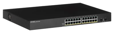 Zarządzany przełącznik Gigabit Ethernet Zyxel GS1900-24HP z 24 portami PoE+ (170W)