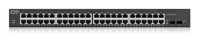 Zarządzany przełącznik Gigabit Ethernet Zyxel GS1900-48HP z 48 portami PoE (50 urządzeń), moc 170W