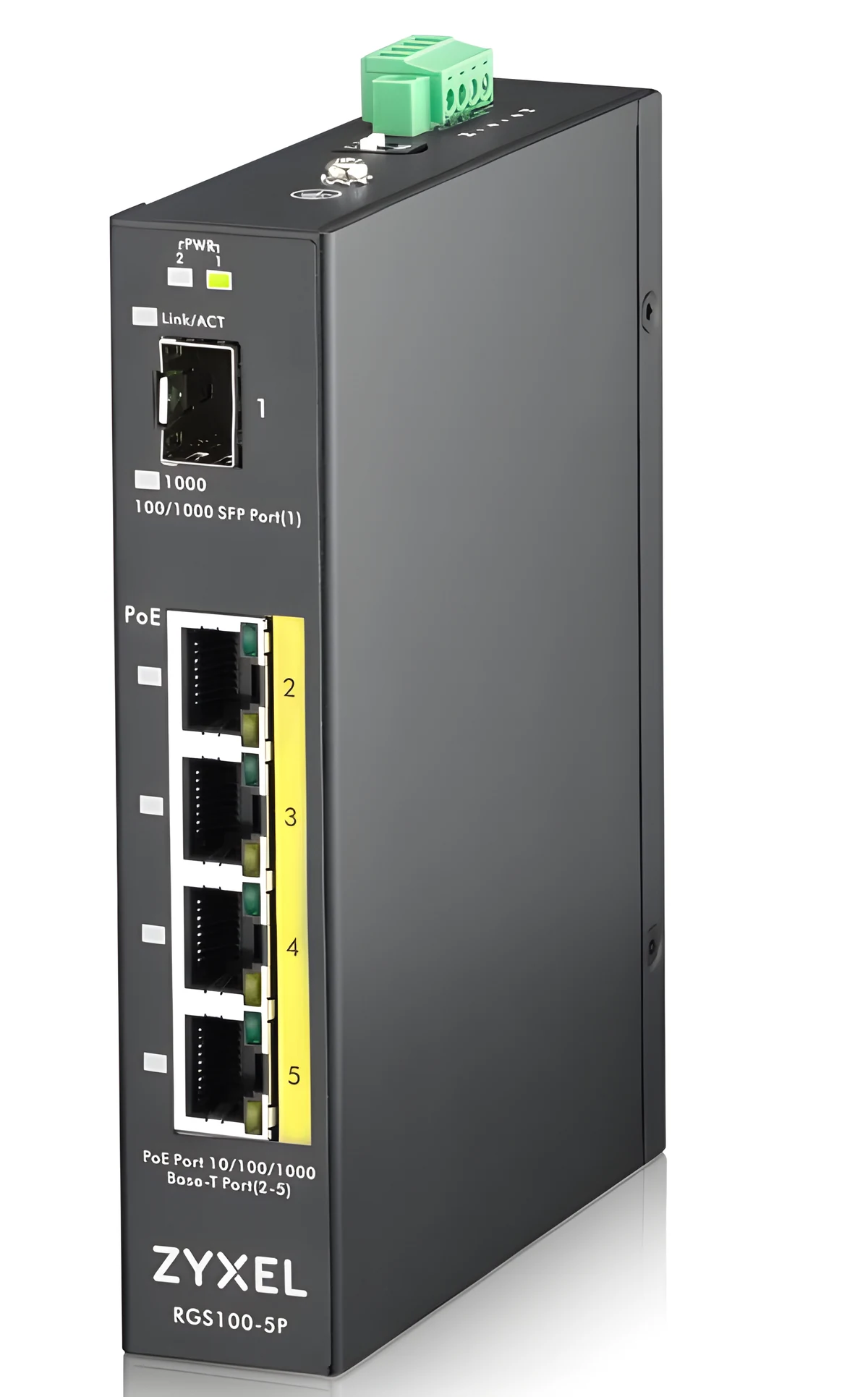 Switch Zyxel RGS100-5P PoE 120W Niezarządzany