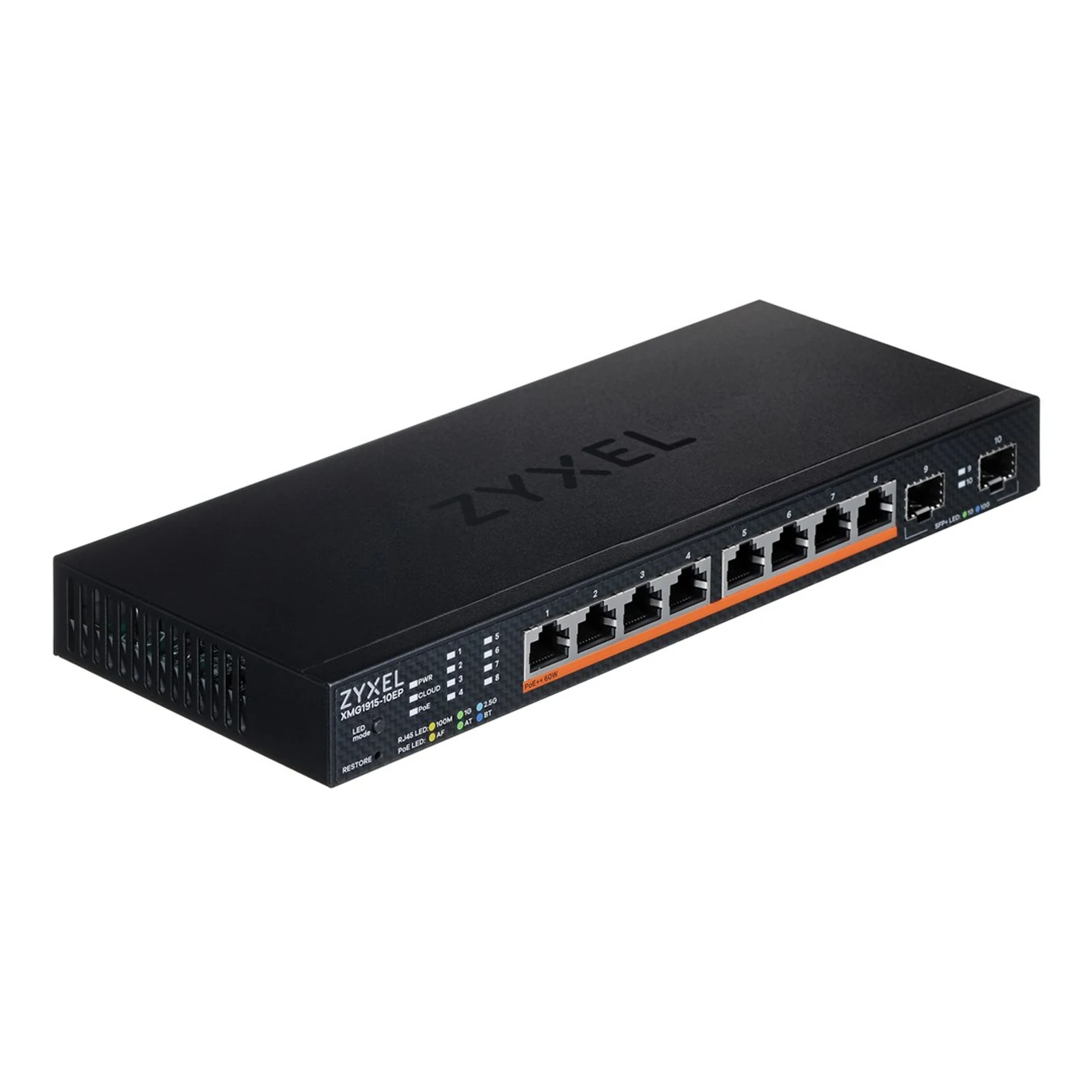Przełącznik Zarządzany Zyxel XMG1915-10EP 10-Portowy PoE 130W Multigigabit — zdjęcie 1 z 5
