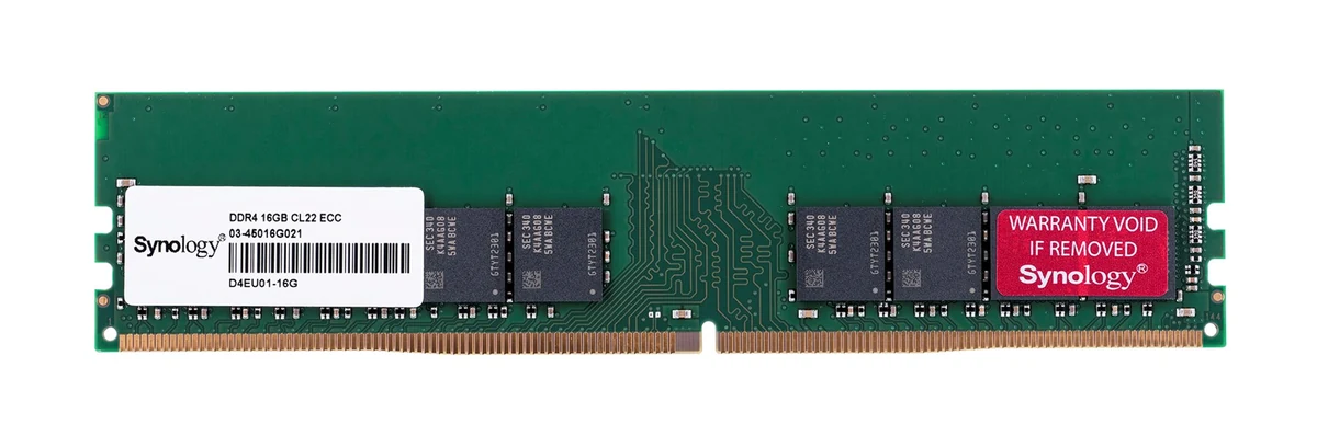 Synology 16GB DDR4 ECC Unbuffered DIMM D4EU01-16G