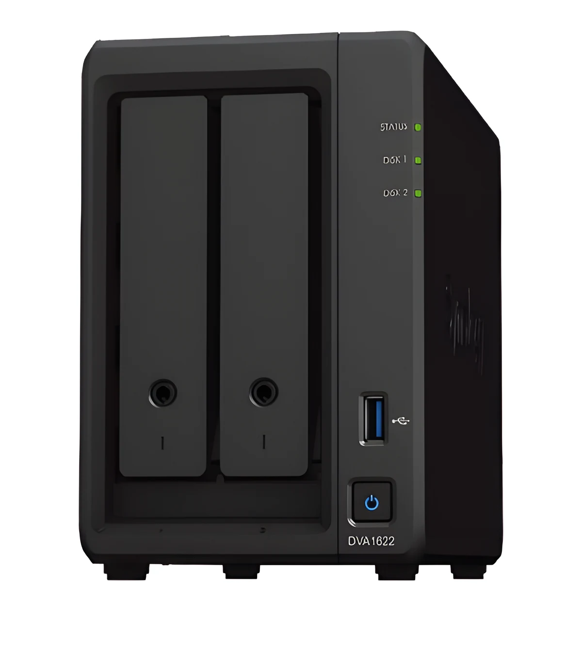 Rejestrator NVR Synology DVA1622 2-zatokowy z 8GB RAM i wsparciem dla głębokiego uczenia