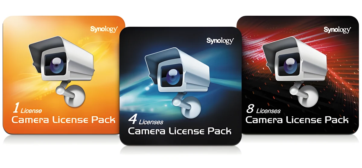 Pakiet licencji na urządzenie do monitoringu Synology (4 sztuki)