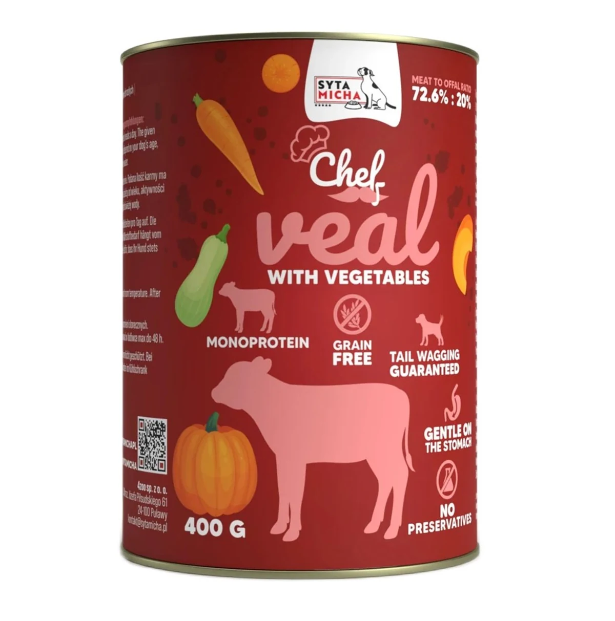 SYTA MICHA Chef cielęcina 400g