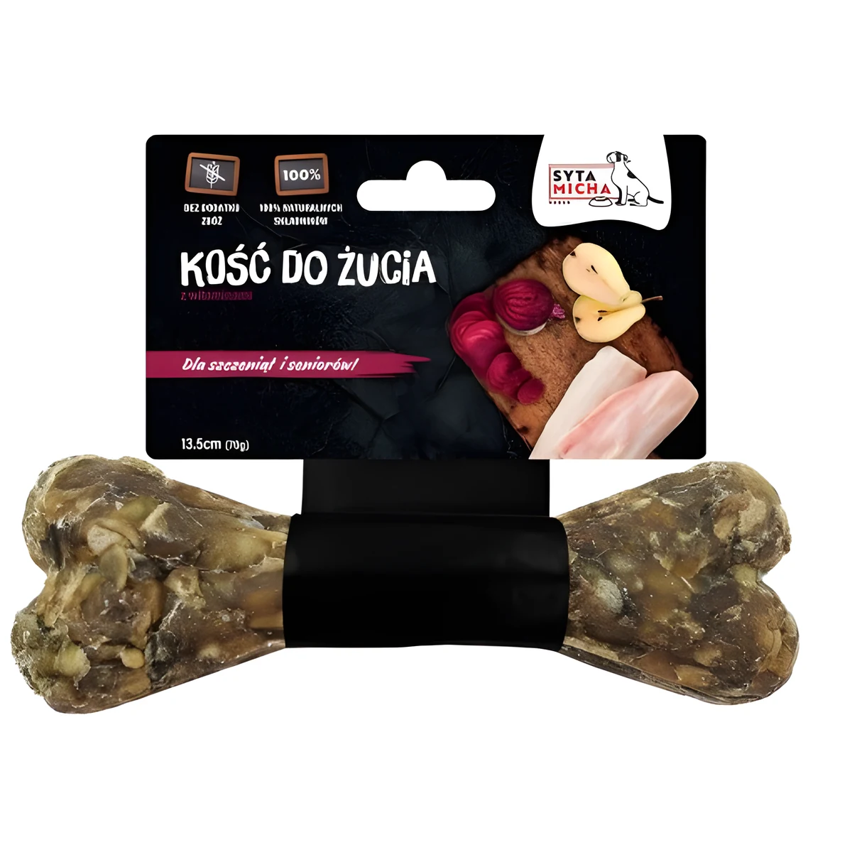 SYTA MICHA Kość do żucia 13,5cm dla Szczenięt