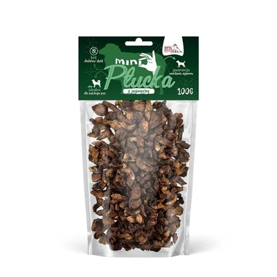 Przysmak dla psa - mini płucka jagnięce 100g