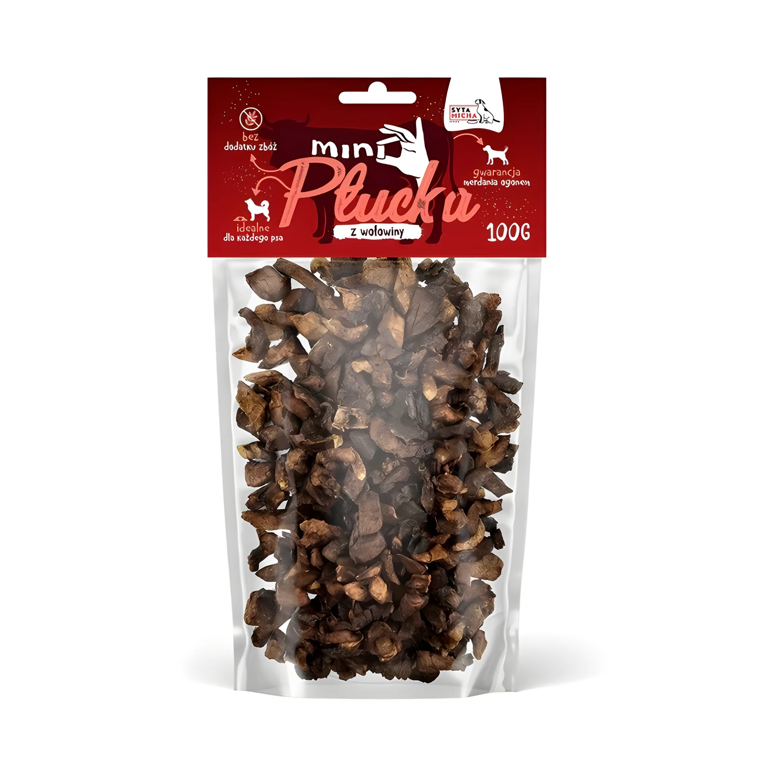 SYTA MICHA Mini płucka wołowe 100g