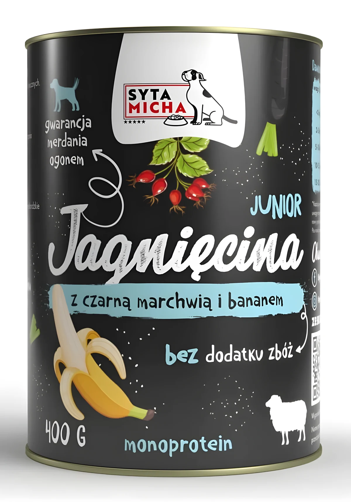 SYTA MICHA mokra karma jagnięcina z marchwi 400g