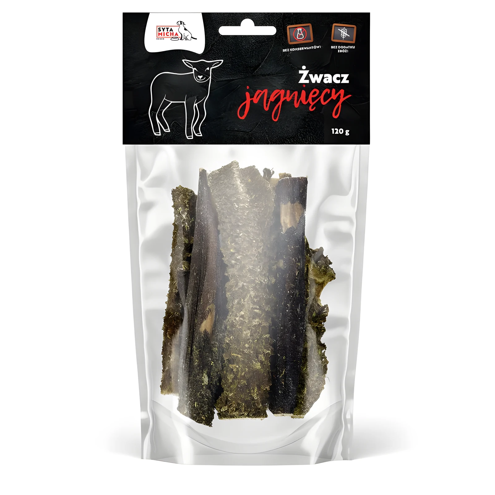 SYTA MICHA - Suszone Żwacze Jagnięce 120g