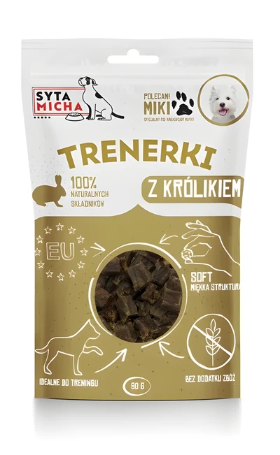 Przysmaki treningowe z królika - Syta Micha, 80g