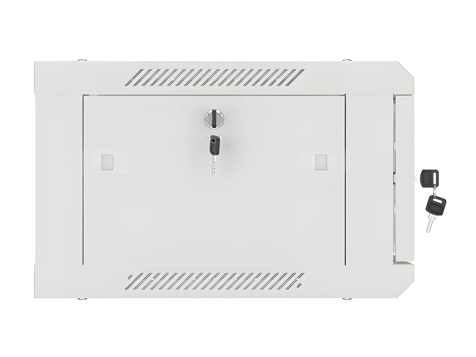 Szafa jednosekcyjna Lanberg WF01-6404-10S (4U; 368mm / 600mm / 450 mm; wisząca; Szklane; 19''; kolor szary) — zdjęcie 1 z 8