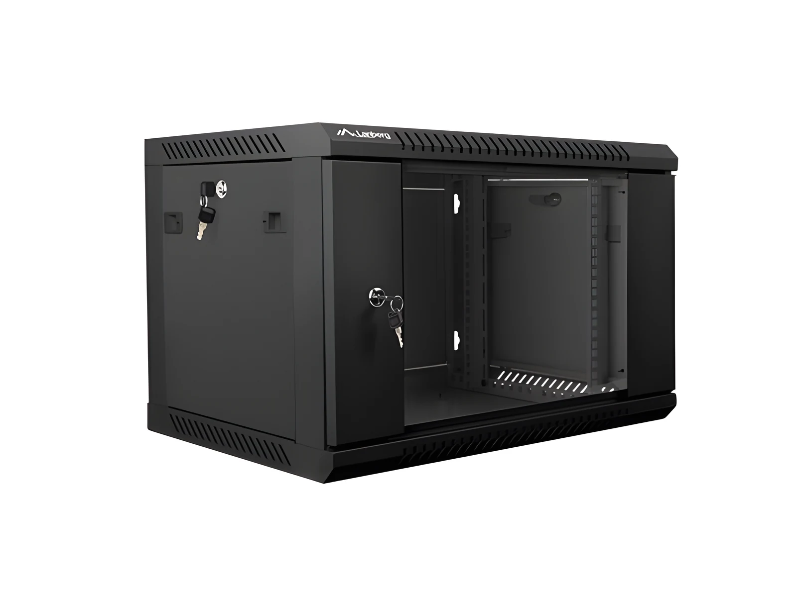 Szafa wisząca Lanberg WF01-6406-10B, 6U, czarna — zdjęcie 1 z 4