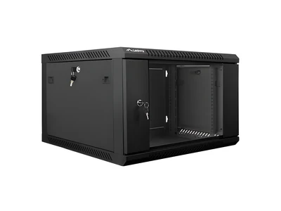 Szafa wisząca Lanberg WF01-6606-10B, 6U, czarna