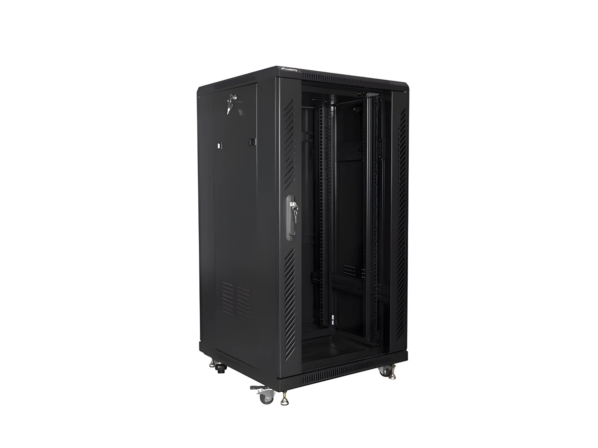 Szafa rack Lanberg FF01-6622-12B, 22U, czarna