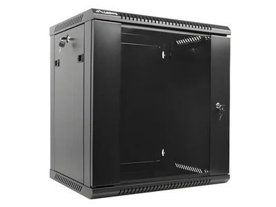 Szafa wisząca Lanberg WF01-6412-10B, 12U, czarna