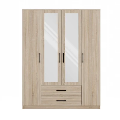 Szafa Romana 160x205 Sonoma z lustrem
