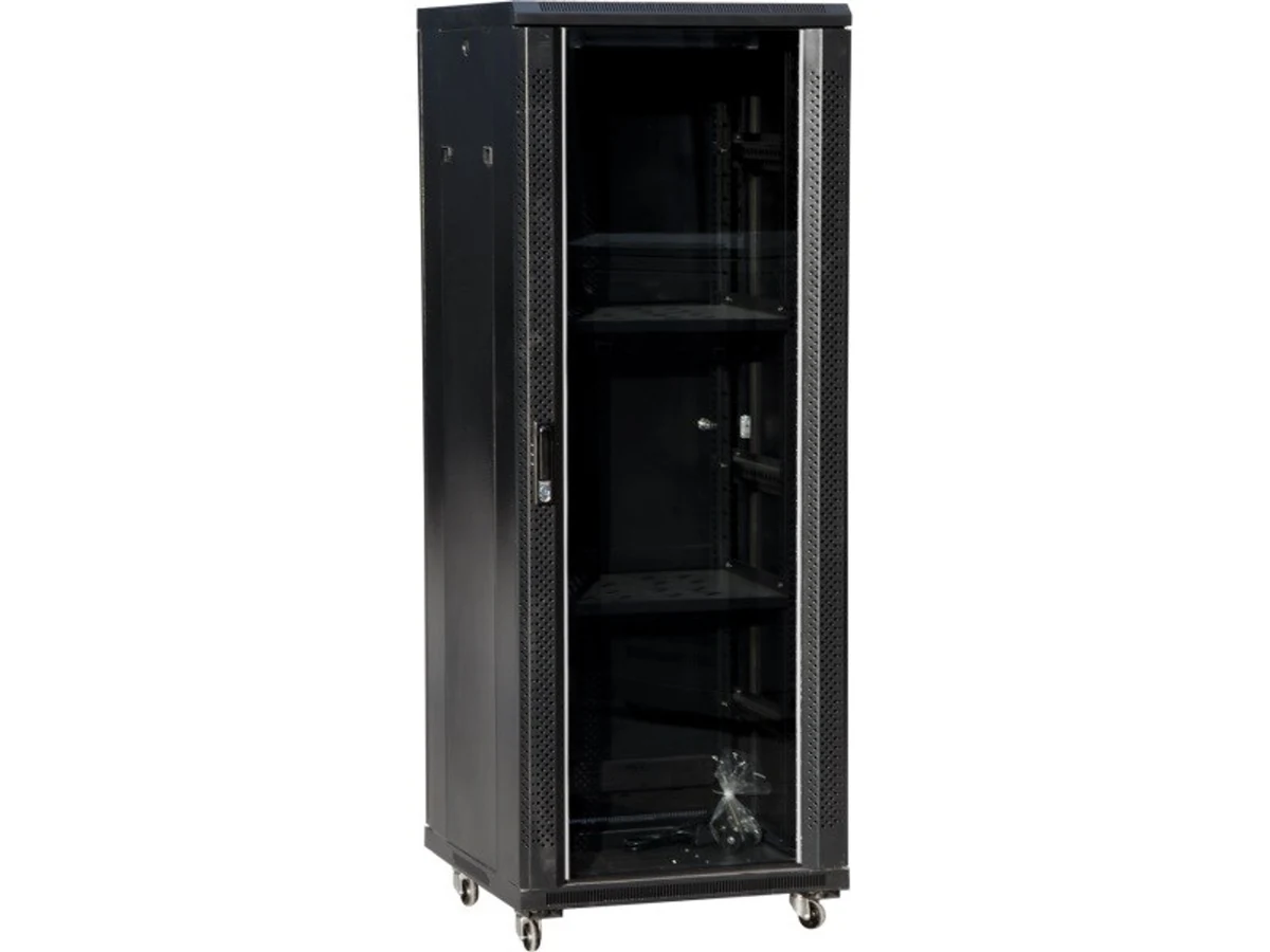 Szafa stojąca A-LAN SS-42U-600-800-01-C, 42U, czarna