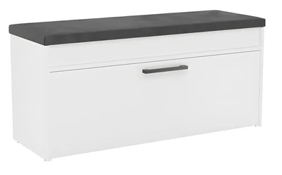 Szafka na buty PARMA, biała, 100x35x49 cm