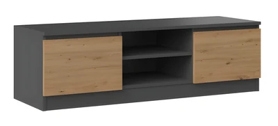 Szafka RTV antracyt/artisan 120x40x36 cm