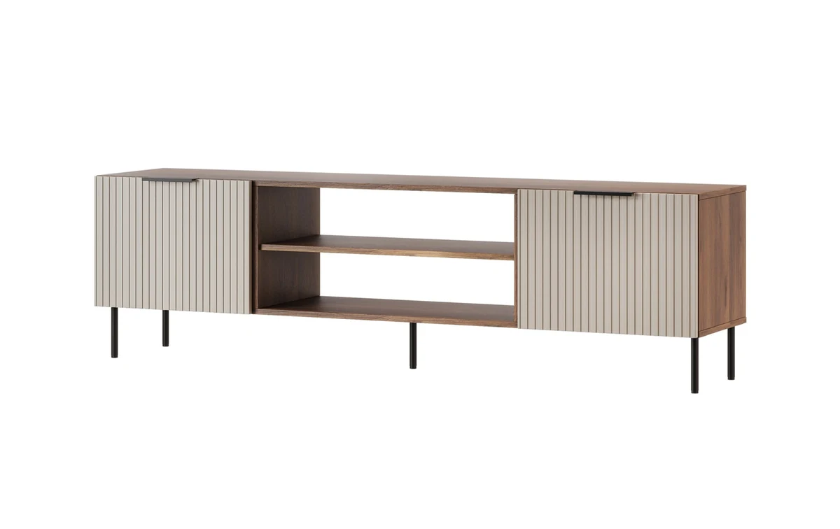 Szafka RTV ALMERA 180,5x42x52,5 orzech/kaszmir