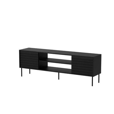 Szafka RTV EF CORTINA 180x40x60, czarna