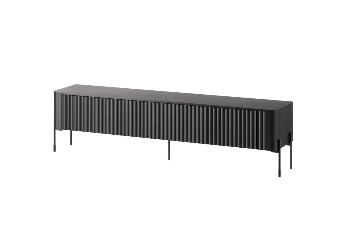 Szafka RTV VERA 190x40x50, czarny mat