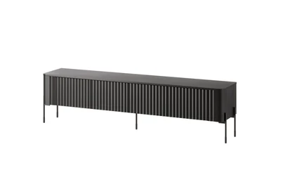 Szafka RTV VERA 190x40x50, czarny mat