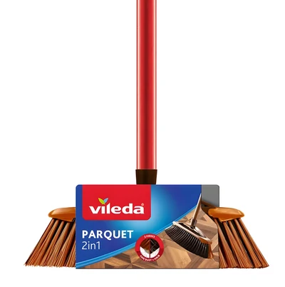 Szczotka do parkietu Vileda 2w1 brązowa