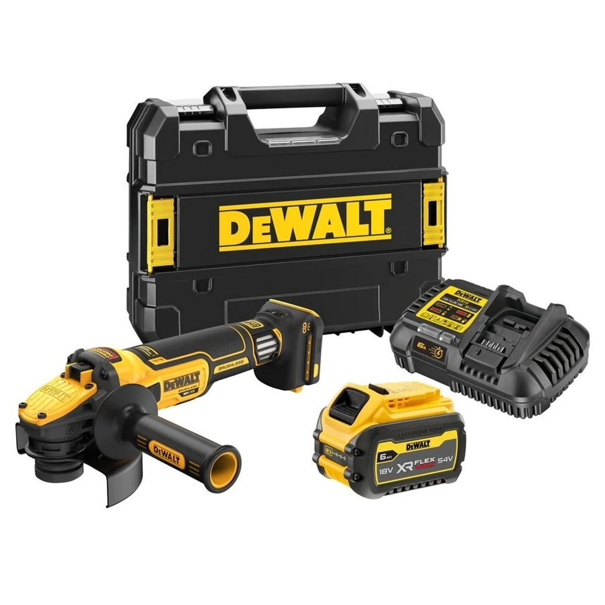 Szlifierka kątowa 125mm, 18V DEWALT DCG409VST1-QW