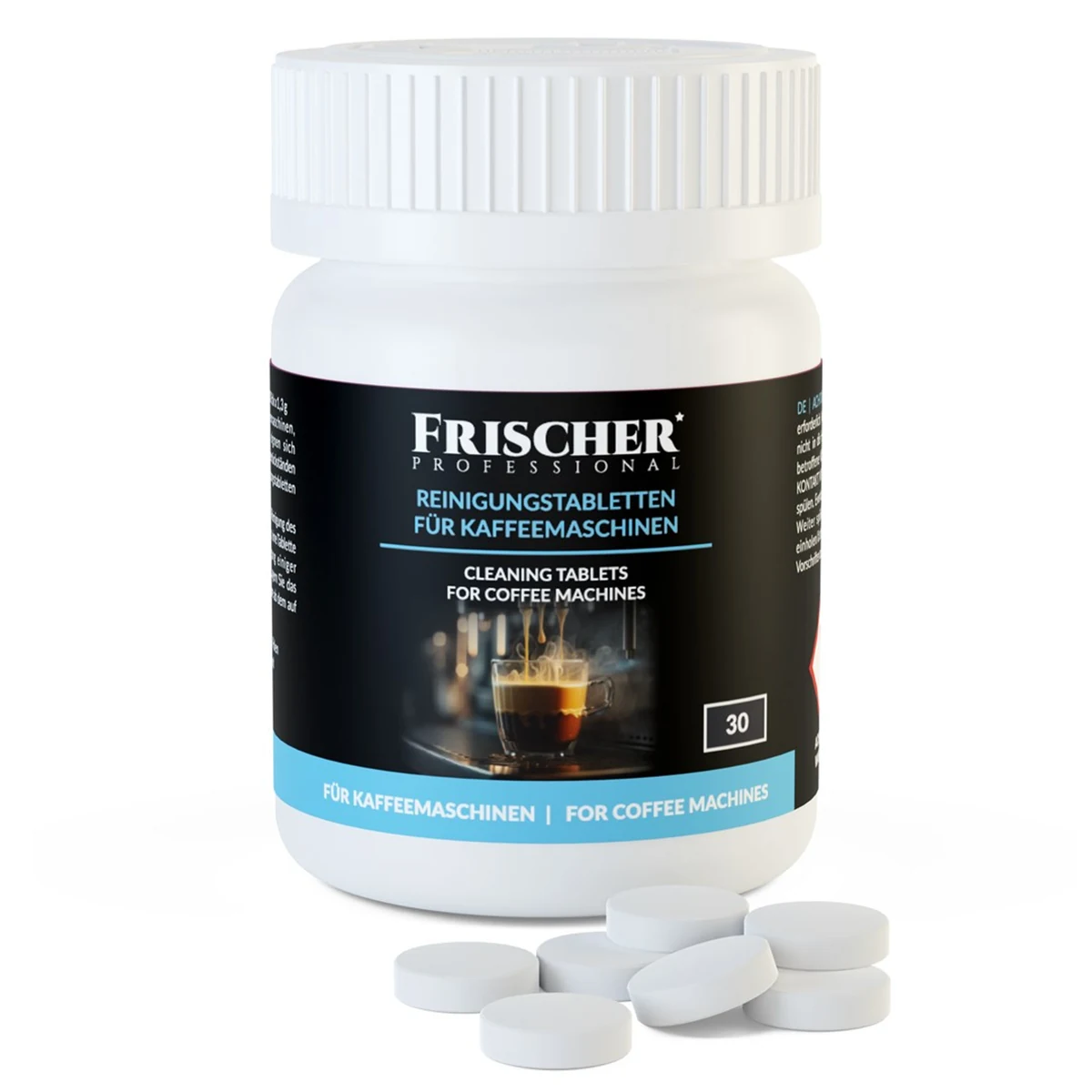 Tabletki czyszczące do ekspresów Frischer 30szt O16mm