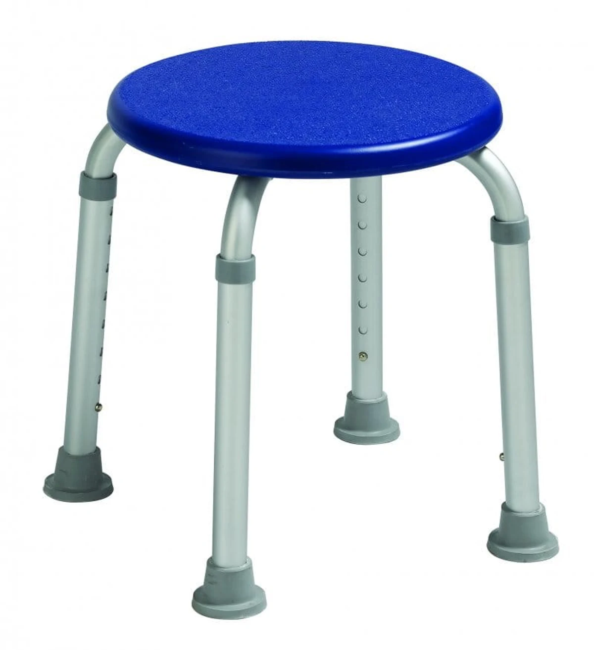 Taboret prysznicowy AT 51117 - Srebrny, Niebieski
