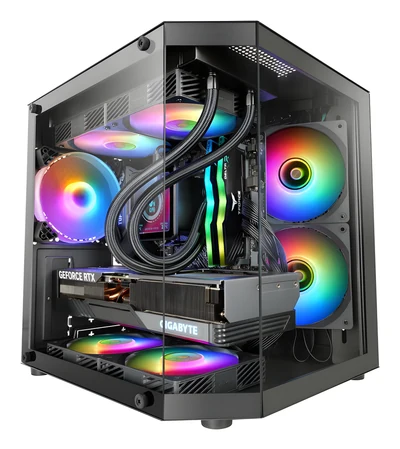 Obudowa Tacens Mars MC-3TLite ATX z wentylatorem 120mm ARGB - MATX