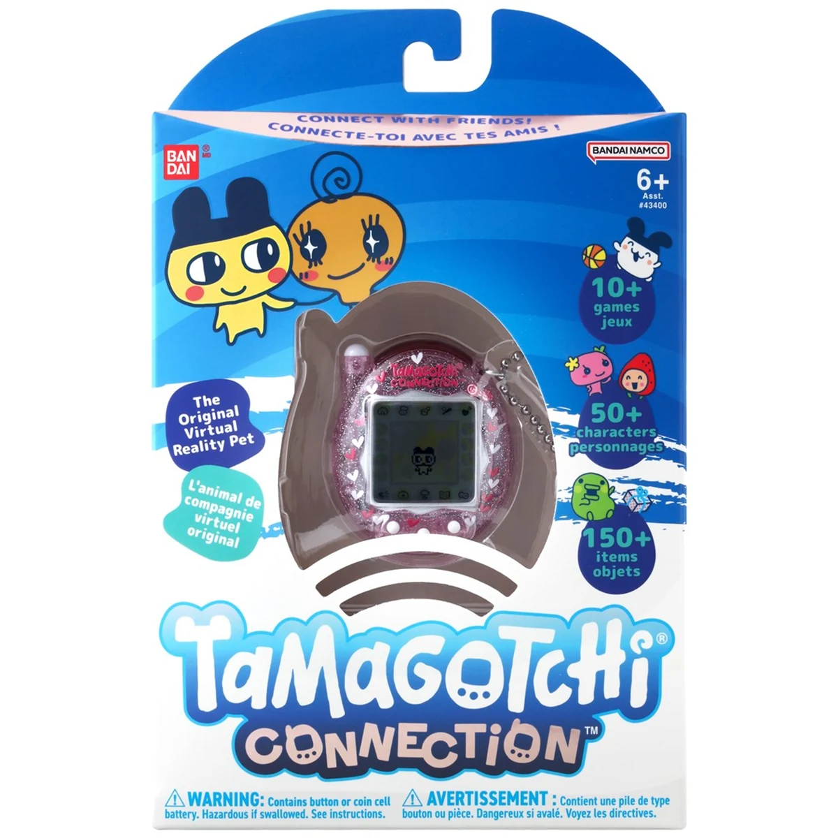 TAMAGOTCHI CONNECTION - PINK GLITTER Kolekcjonerskie