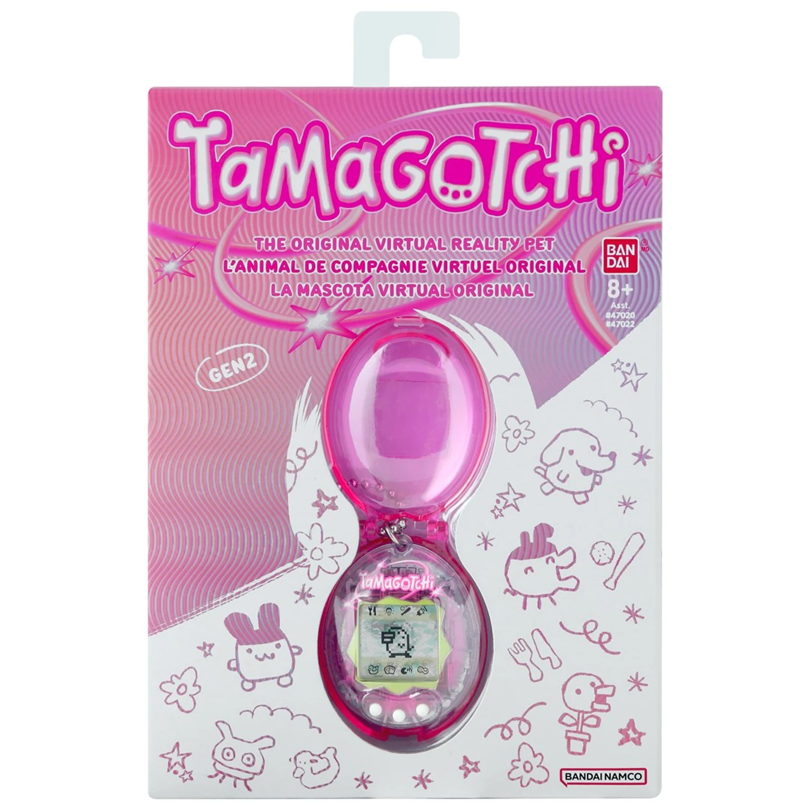 TAMAGOTCHI ORIGINAL WITH CASE - PINK — zdjęcie 1 z 7