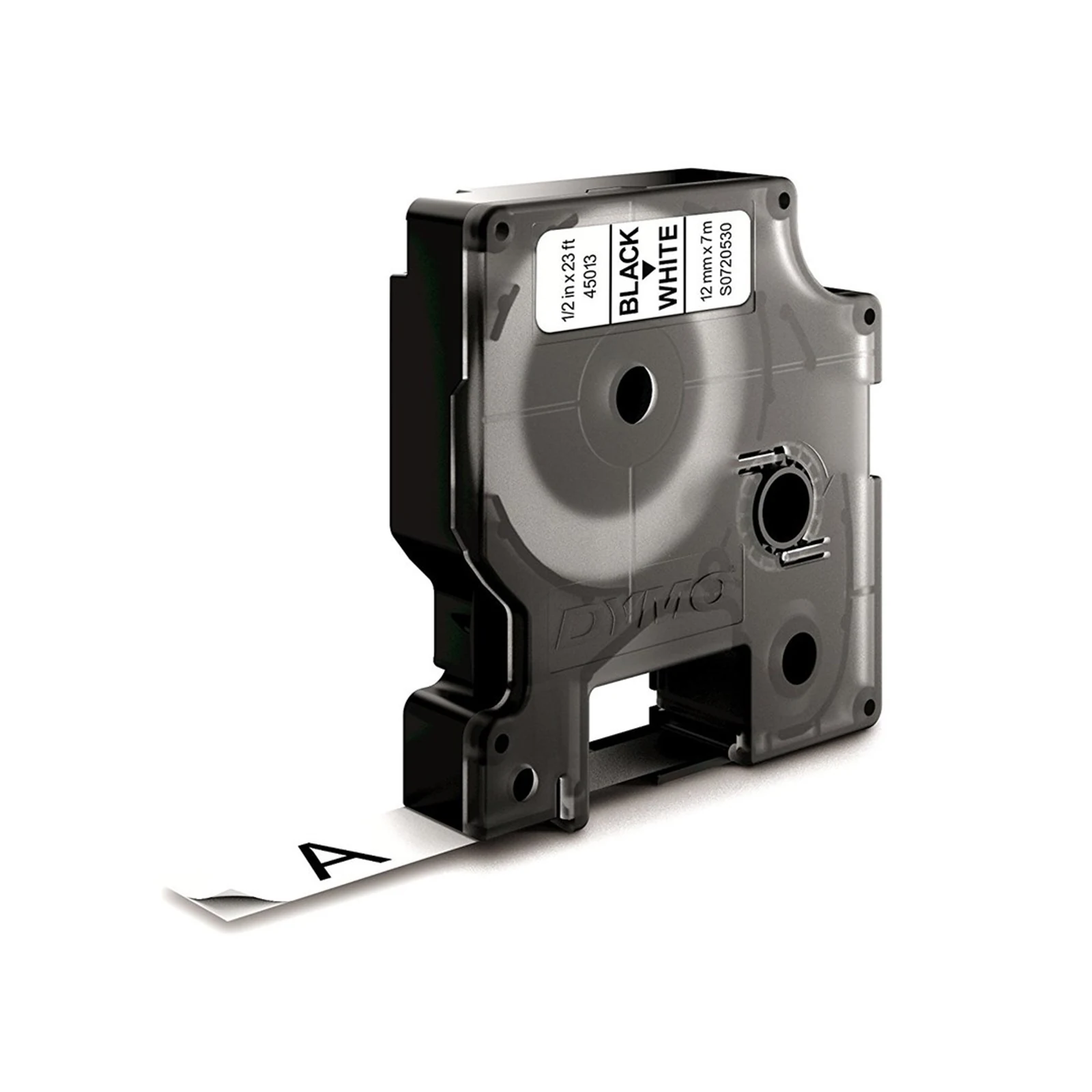 Taśma Dymo D1- 12mm x 7m czarny/biały — zdjęcie 1 z 8