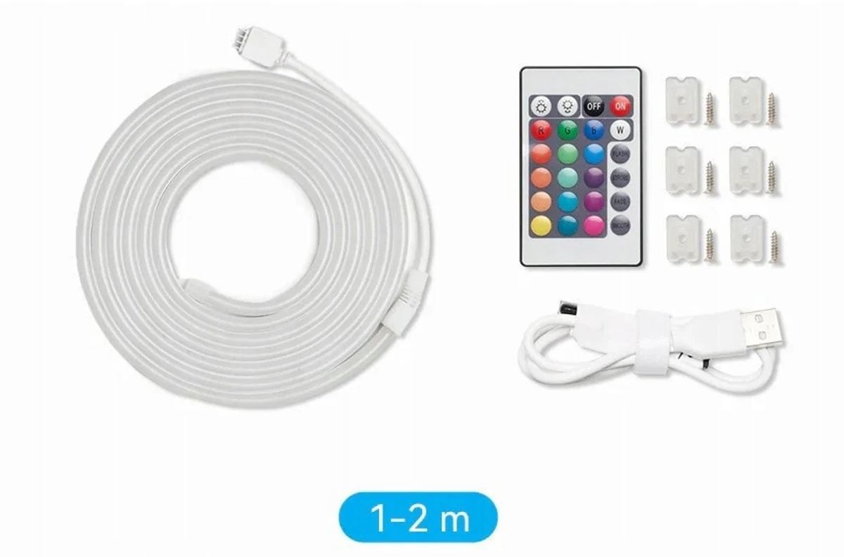 Taśma LED Vention Silicone Neon 2m z pilotem IR