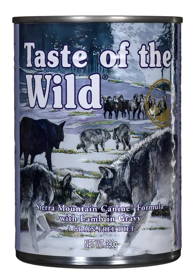 TASTE OF THE WILD Sierra Mountain - Mokra Karma dla Psa 390 g