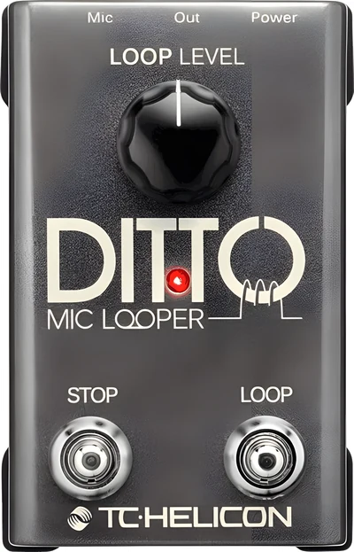 Looper mikrofonowy TC Helicon Ditto Mic - kompaktowy looper dla wokalistów i muzyków