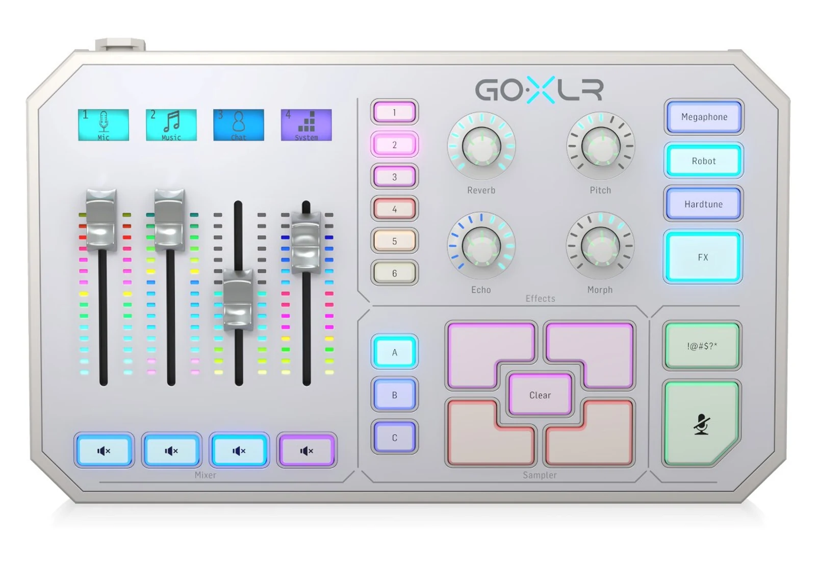 Kompletna nazwa: Mikser audio USB TC Helicon GO XLR-WH - przenośny interfejs z wejściem XLR — zdjęcie 1 z 3