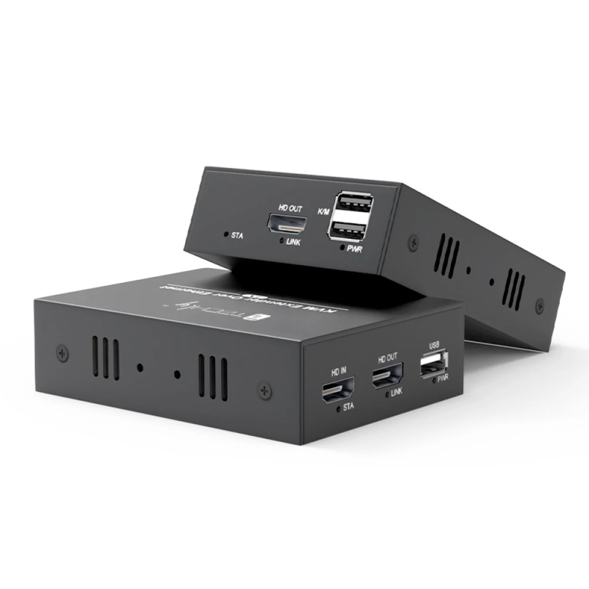 Extender KVM HDMI/USB 1080p 60Hz, do 100m, kabel Cat6