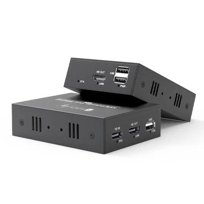 Extender KVM HDMI/USB 1080p 60Hz, do 100m, kabel Cat6