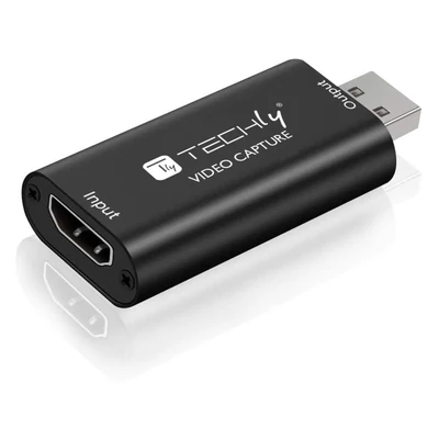 Grabber HDMI Techly - Karta Przechwytywania 1080p