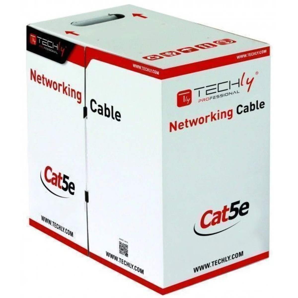 Kabel sieciowy TECHLY F/UTP Cat5e, 305m, drut CCA, zewnętrzny
