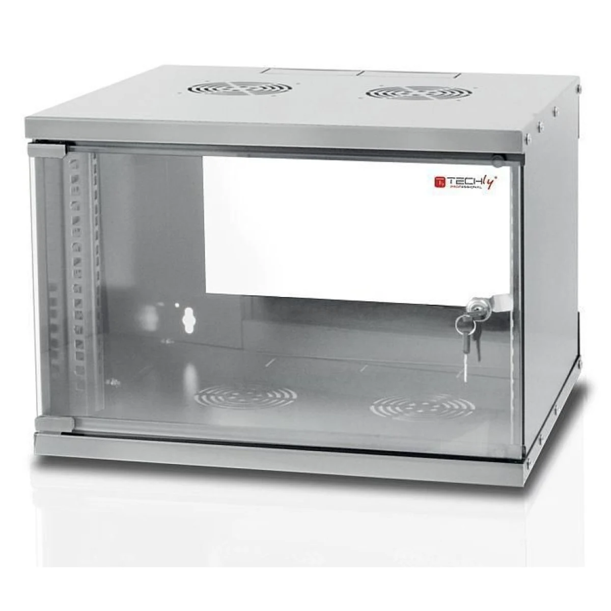 TECHLY SZAFKA WISZĄCA ECO 19 6U/450MM SZARA 15 LAT GWARANCJI