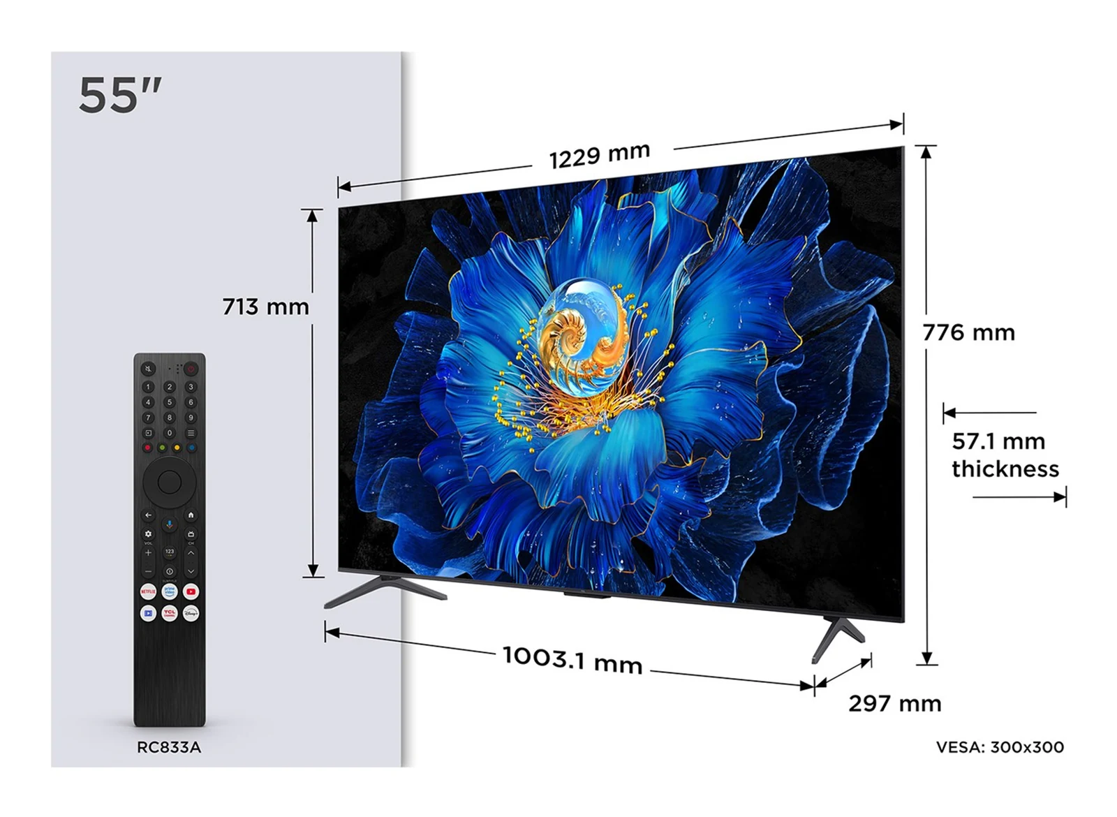 Telewizor LCD TCL 55C69KS 55 — zdjęcie 1 z 7