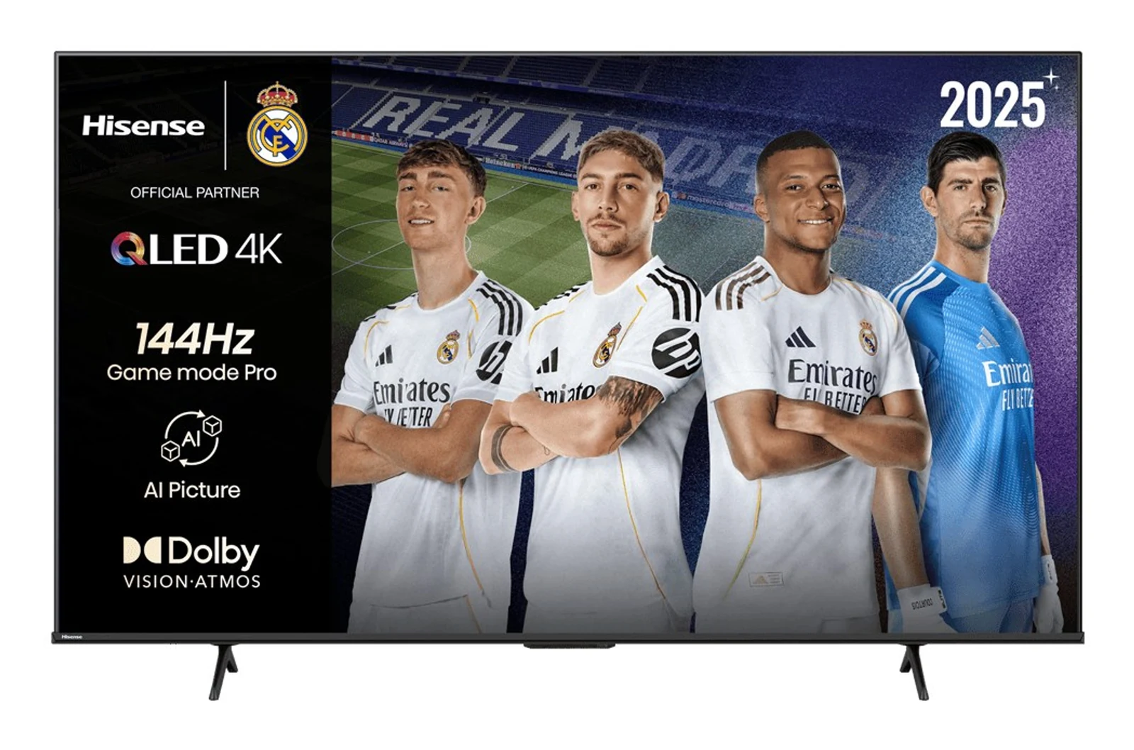 Telewizor Hisense E7Q PRO QLED 65'' 4K Ultra HD 144Hz VIDAA Dolby Atmos Czarny — zdjęcie 1 z 3