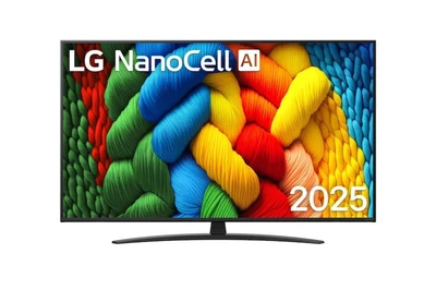 Telewizor LG NanoCell 55NANO81A6A 55'' 4K Ultra HD z systemem WebOS, Dolby Digital, DVB-T2, czarny