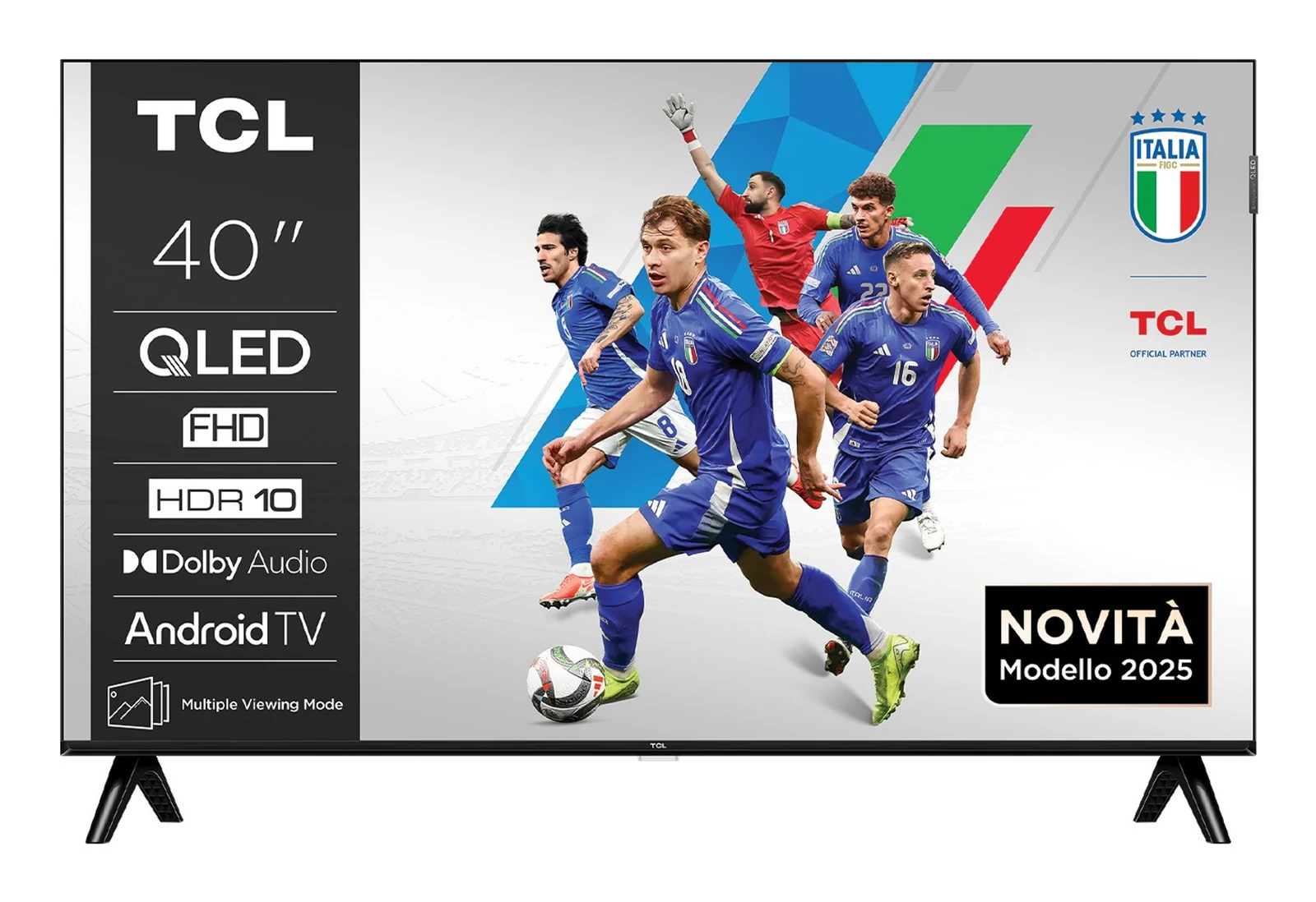 Telewizor TCL 40S59K QLED 40'' Full HD z systemem Android — zdjęcie 1 z 8