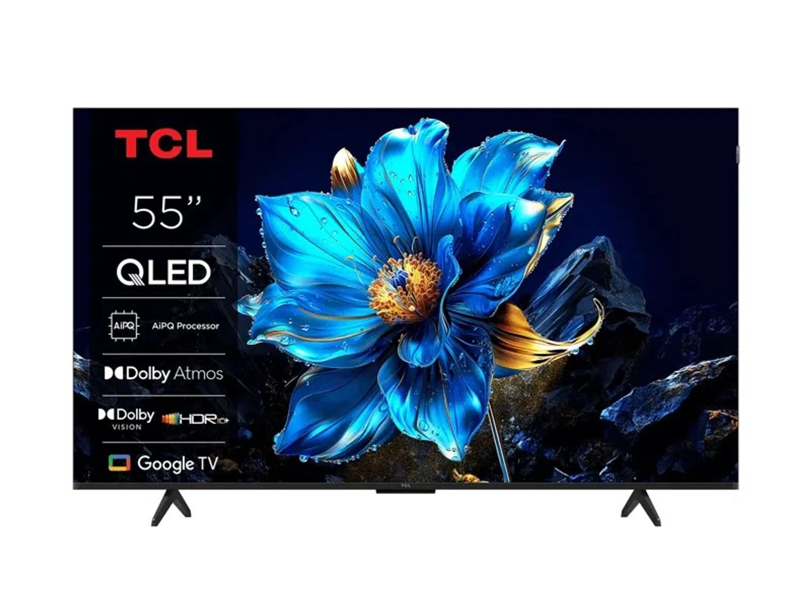 Telewizor TCL 55T69C QLED 55" 4K Ultra HD z Google TV — zdjęcie 1 z 8